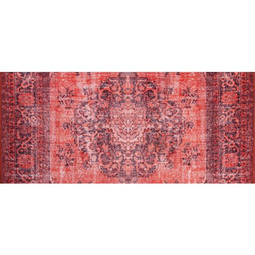 Tepih za hodnik Conceptum Hypnose Blues Chenille - Crveni AL 131, Višebojni (75 x 230 cm) slika 4