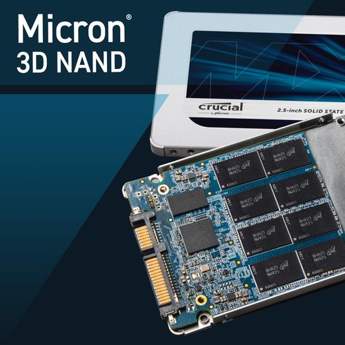 Crucial MX500 Interni SSD od 4TB SATA 2.5 7mm (s 9.5mm adapterom) slika 2