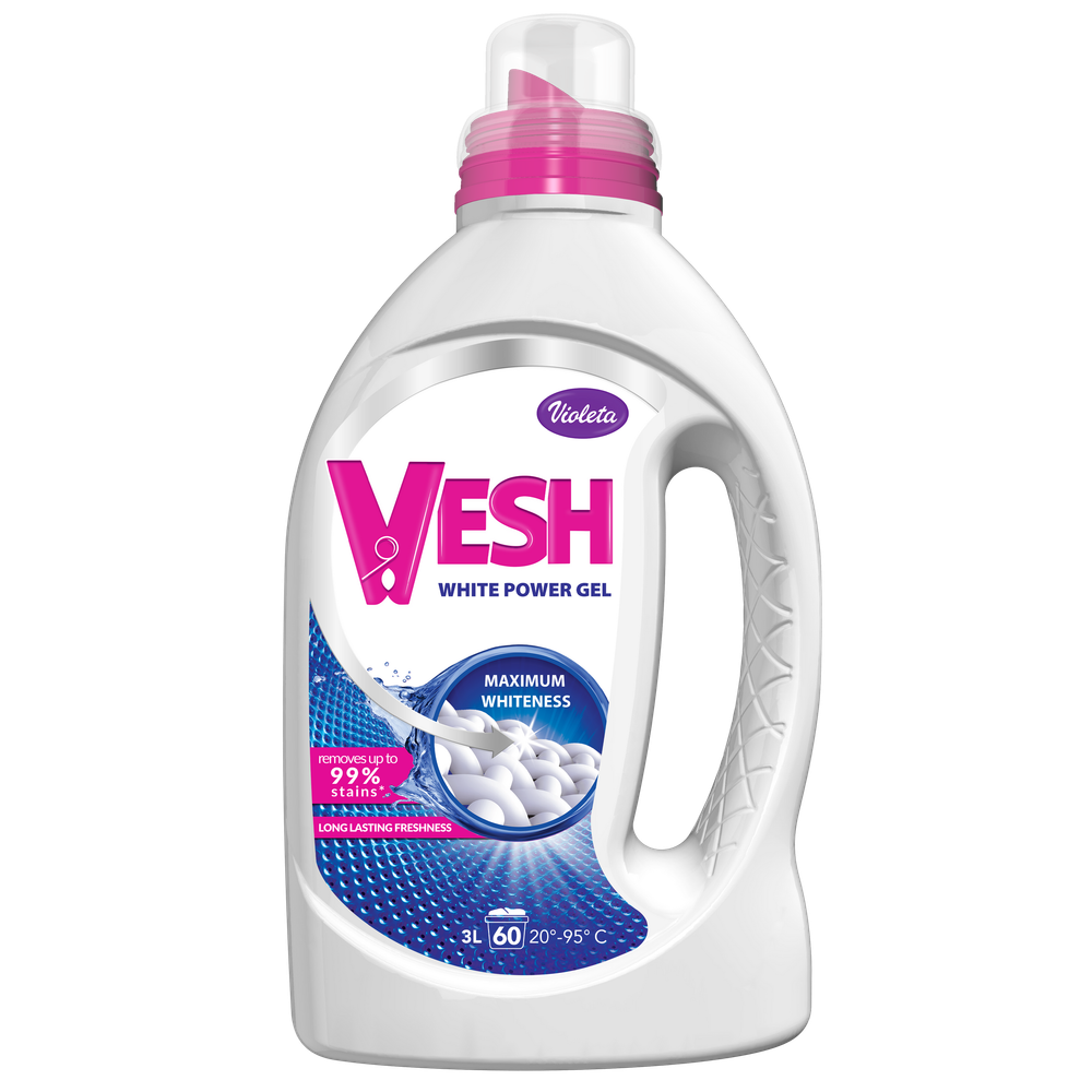 Violeta Vesh tečni deterdžent za pranje veša White Power 60 pranja slika 1