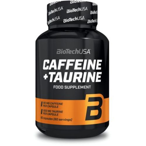 Biotech Caffeine + taurine 60 caps slika 1