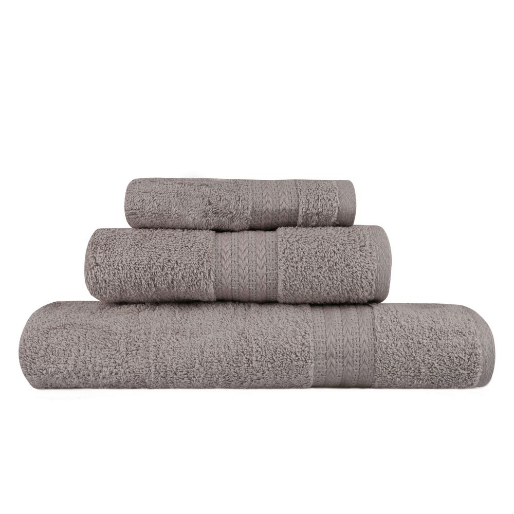 Set peškira Rainbow - Grey Grey (3 komada) slika 2