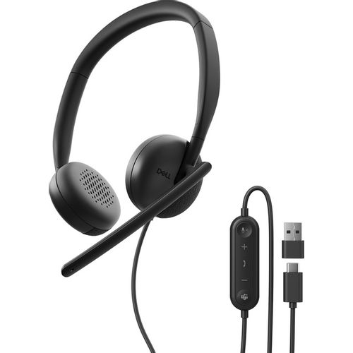 DELL WH3024 Wired Headset slušalice sa mikrofonom crne slika 8