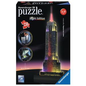 Ravensburger Puzzle 3D Empire State Building noću 216kom