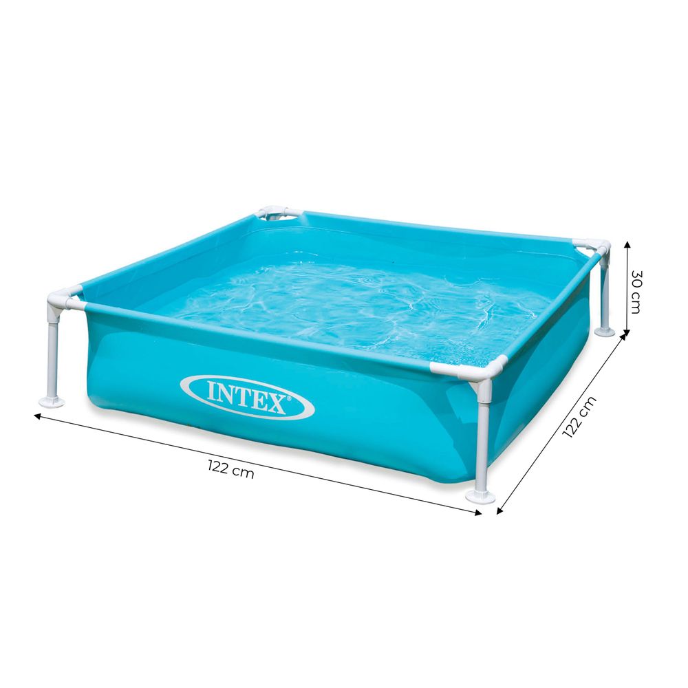 INTEX 57173 dječji bazen s kvadratnim okvirom – 122 × 122 × 30 cm slika 5