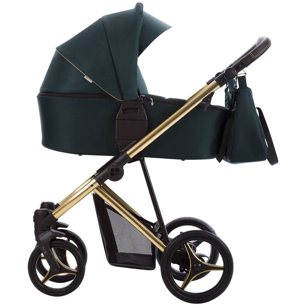 Bebetto Kolica Flavio Premium Class - Set 2u1 Gold 01 slika 3