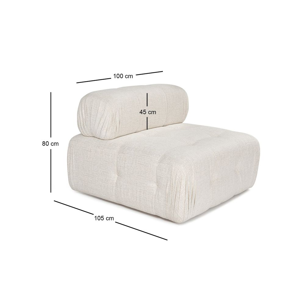 Doblo O1 - Krem Sofa za Jednu Osobu slika 13