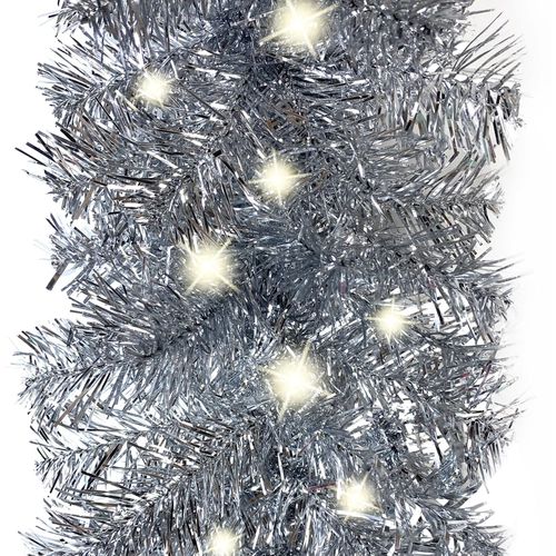 Božićna girlanda s LED svjetlima 5 m srebrna slika 11