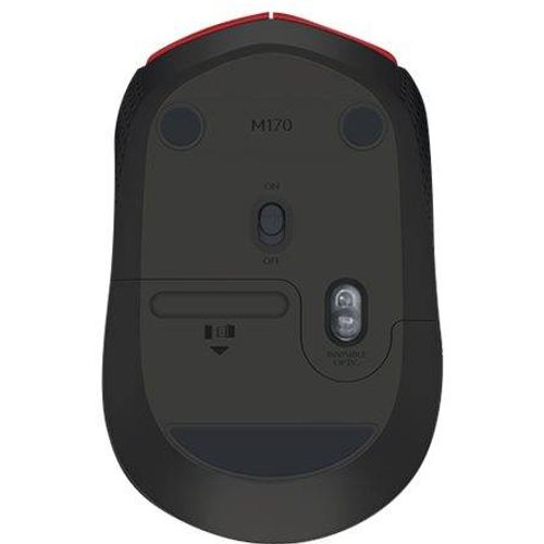 Logitech M171 Mouse Radio Optical Red, Black 3 Buttons 1000 dpi slika 5