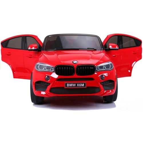 Licencirani BMW X6 M crveni - dvosjed - auto na akumulator slika 3