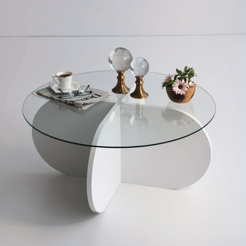 Bubble - White White Coffee Table slika 6