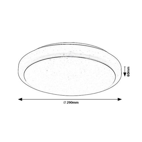 Rabalux Trevor2 okrugla led plafonska lampa 71181 slika 5