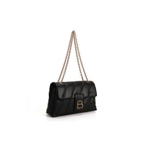 923 - Black Black Shoulder Bag