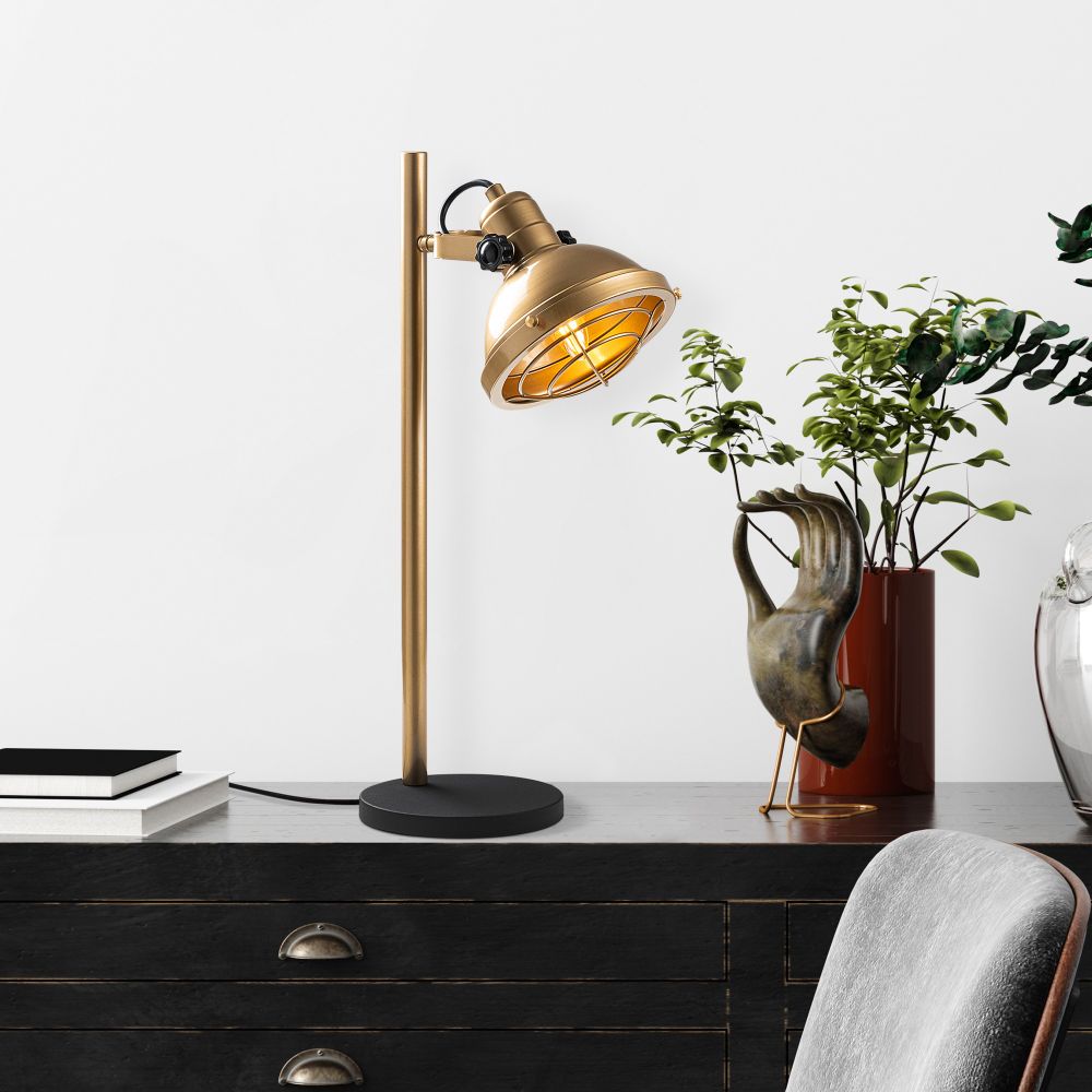 Stolna Lampa Spoly 13800 - Zlatna slika 1