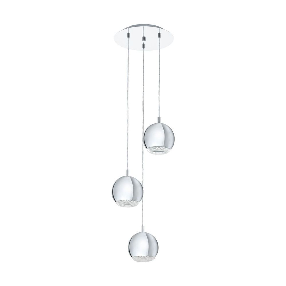 Eglo Conessa Visilica sa 3 LED Žarulje, GU10, 3x3,3W, Krom slika 1