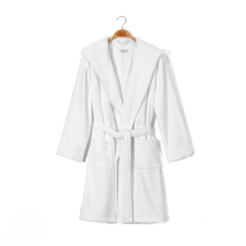 L'essential Maison Chicago Hooded - White White Bathrobe slika 1