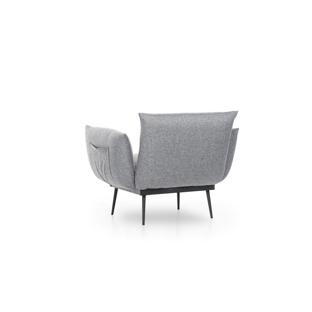 Jax Solo - Sivi GR110 Wing Chair slika 6