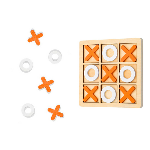 Tic Tac Toe drvena igra logike i strategije slika 2