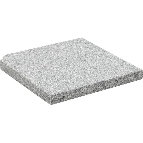 Postolje za suncobran granitno 25 kg četvrtasto sivo slika 26