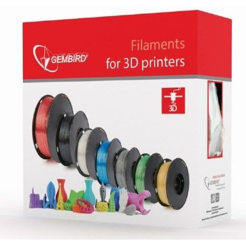 3DP-PLA1.75-01-GR PLA Filament za 3D stampac 1,75mm kotur 1KG GREY - SIVA slika 3