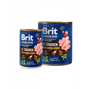 Brit Premium by Nature piletina sa srcima, konzerva