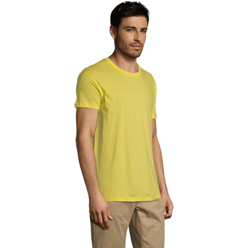 REGENT unisex majica sa kratkim rukavima - Limun žuta, S  slika 3