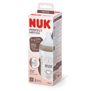 NUK plastična bočica Perfect Match 260ml, 3+m multicolor 10216013