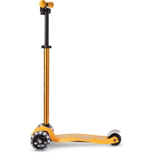 Micro Romobil Maxi Deluxe Pro LED, Sunburst Yellow slika 2