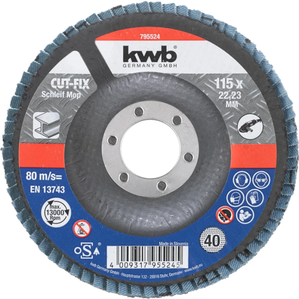 KWB brusna ploča za metal 230 x 6 mm slika 1