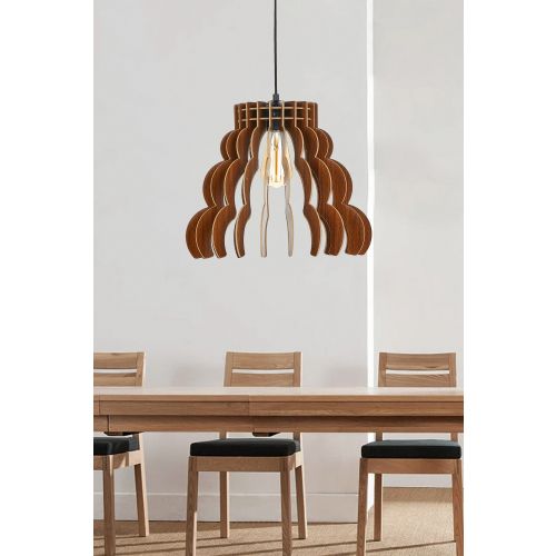 Cloudy - Walnut Walnut Chandelier slika 1