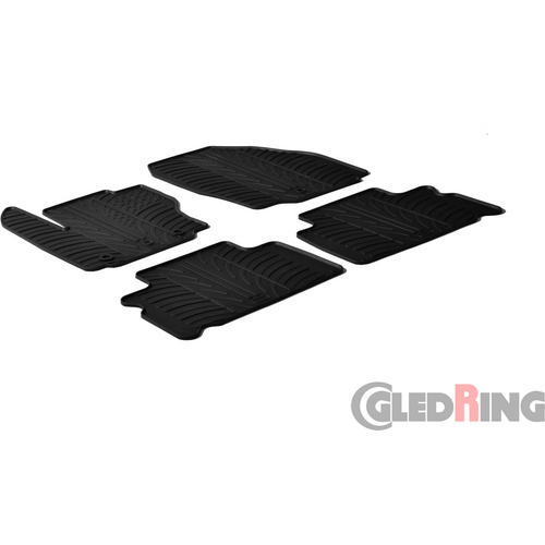 Gledring gumeni tepisi za Ford S-Max/Galaxy 2006-2010/2010 2011 FL/5 doors slika 1