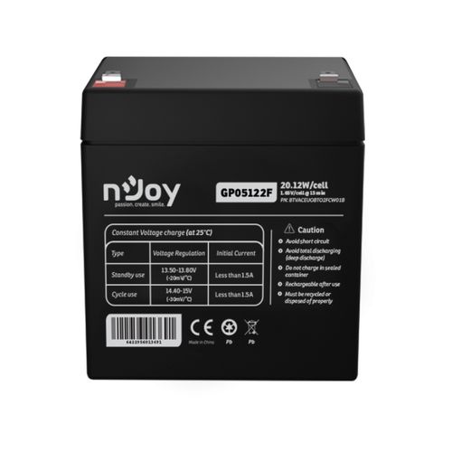 NJOY GP05122F baterija za UPS 12V 5Ah (BTVACEUOBTO2FCW01B) slika 1