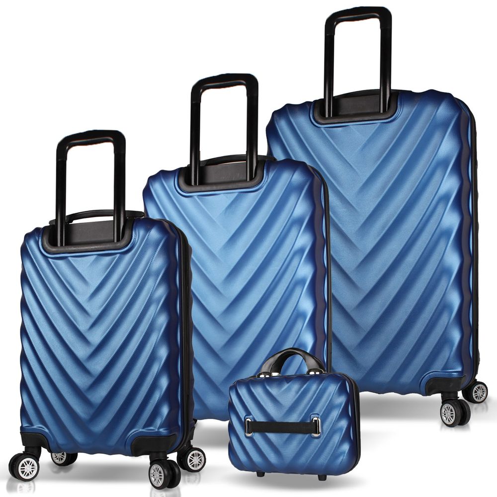 Set Kofera 7293 Tamno Plave Boje (4 Komada) slika 2