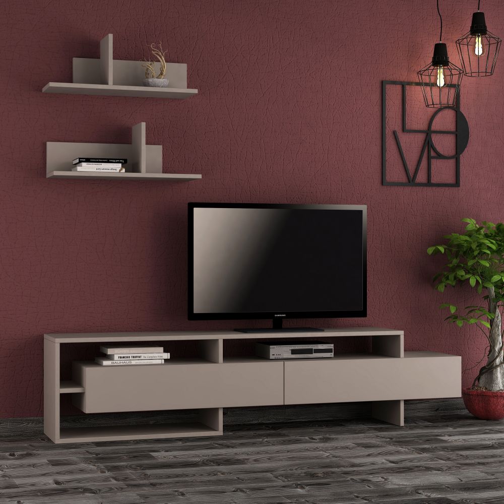 Gara - TV Jedinica u Svijetloj Mocha Boji slika 1