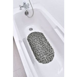 TENDANCE Podloga za kadu Bubbles 69x36cm Tamno siva