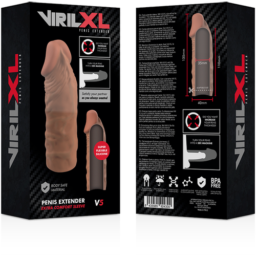 VirilXL V5 navlaka za penis smeđa slika 6