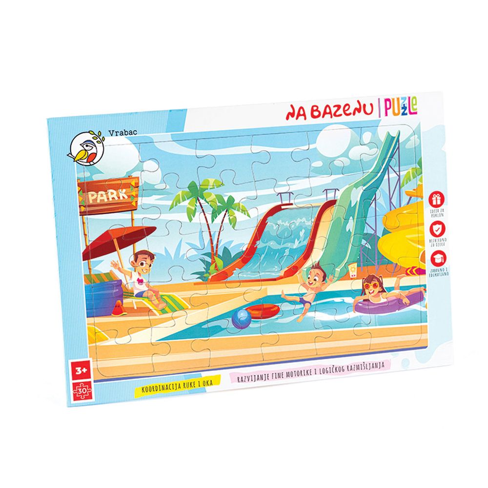 Vrabac Puzzle Fun 30, Na bazenu slika 1