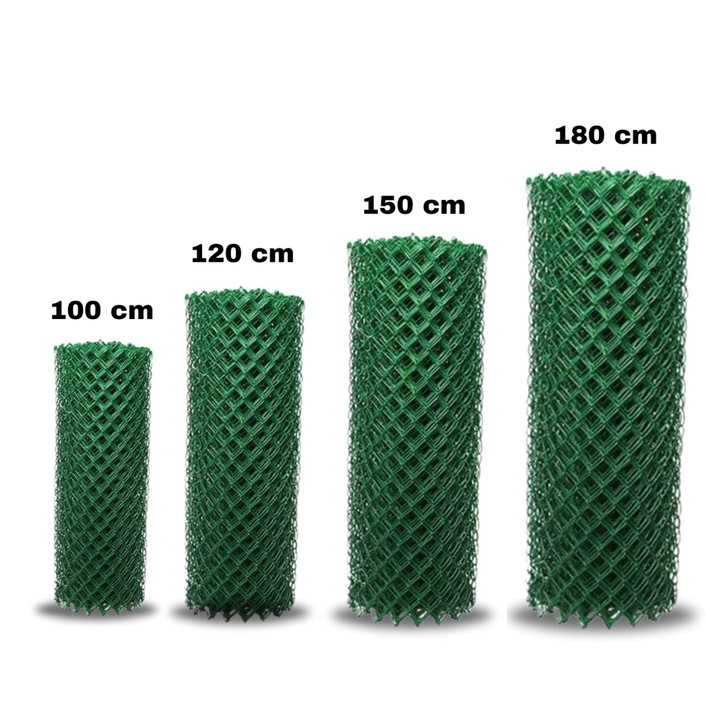 Univerzalno pletivo 2,30x74x74 mm, h - 120 cm x 25 met, Zn + plastificirano - zeleno slika 5