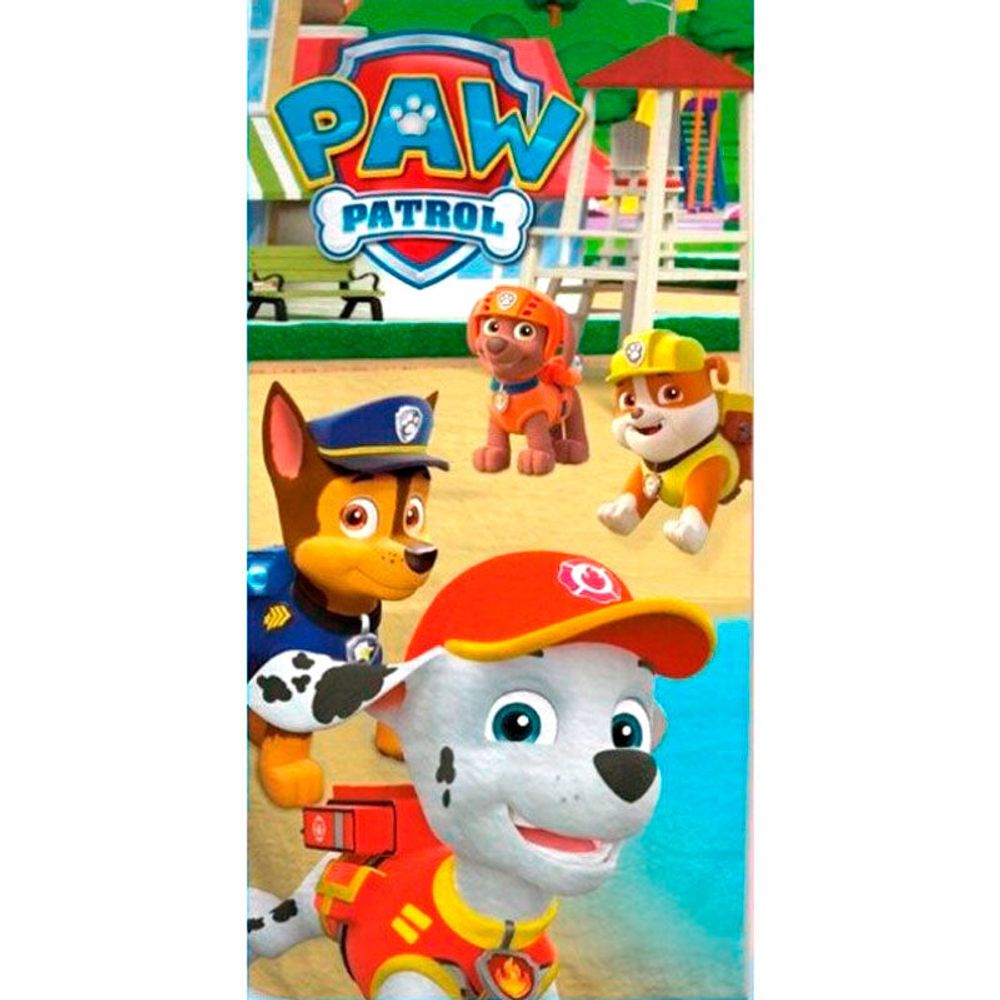 Toalla Patrulla Canina Paw Patrol microfibra slika 1