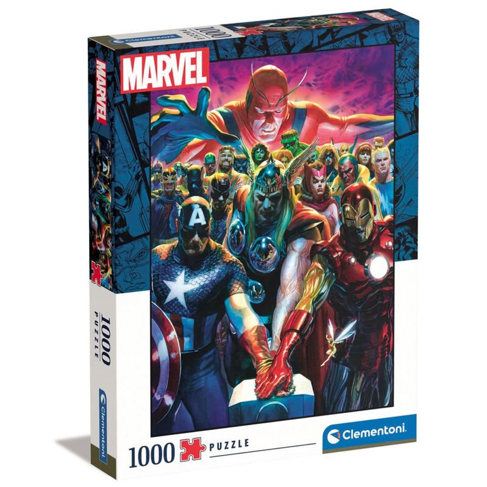 Clementoni Puzzle Marvel The Avengers 1000kom slika 1