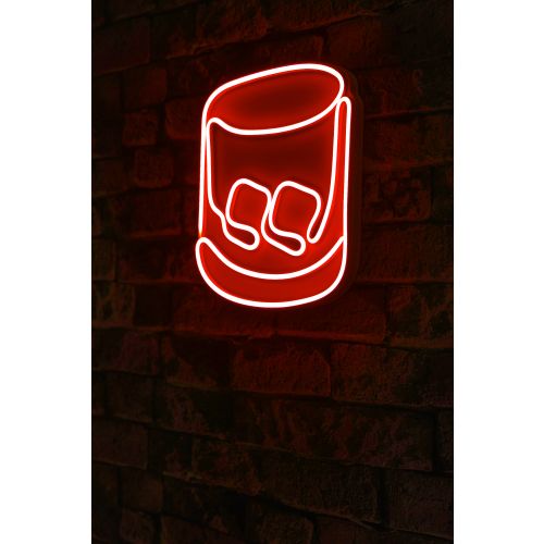 Wallity Ukrasna plastična LED rasvjeta, Whiskey Old Fashioned - Red slika 1