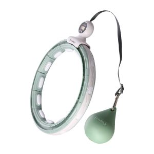 Hhm15 hula hoop zeleni magnetski s utegom hms