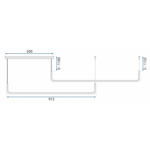 Viseća stropna lampa Led APP980-1CP slika 8