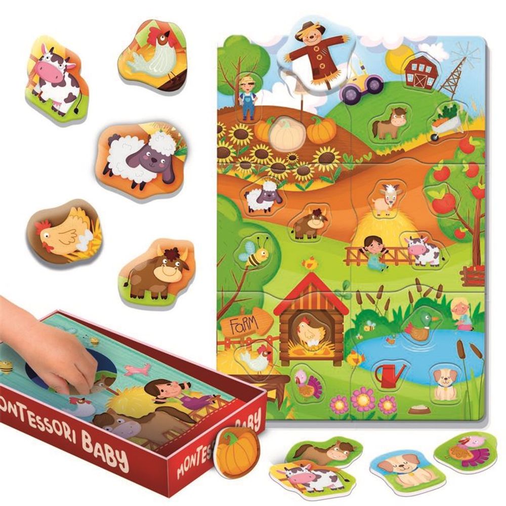 Lisciani Edukativna igra Montessori Baby Box The Farm - Farma slika 2