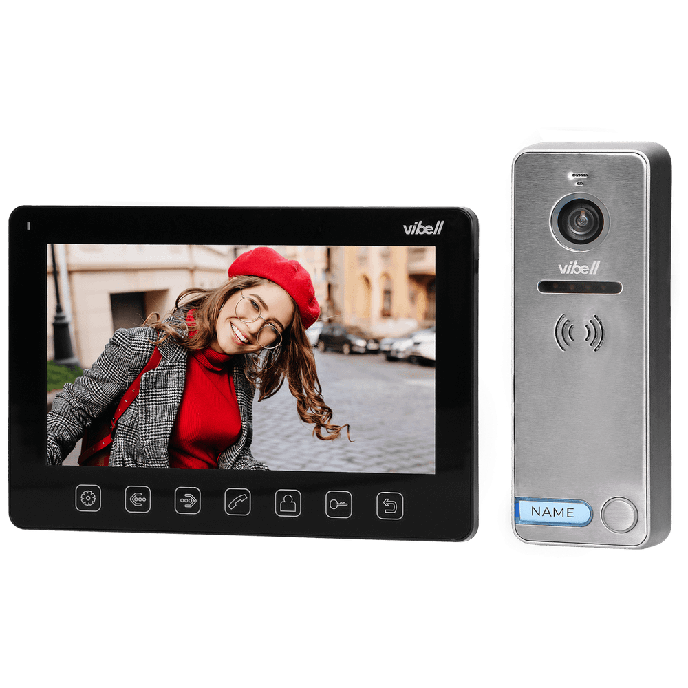 Vibell Video interfon, 7" LCD, Noveo, set - OR-VID-EX-1057/B slika 1