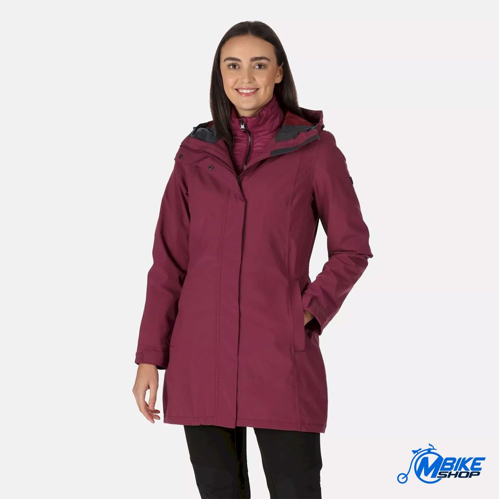 Regatta Ženska jakna Denbury III Waterproof Amaranth Haze 2U1 M slika 5