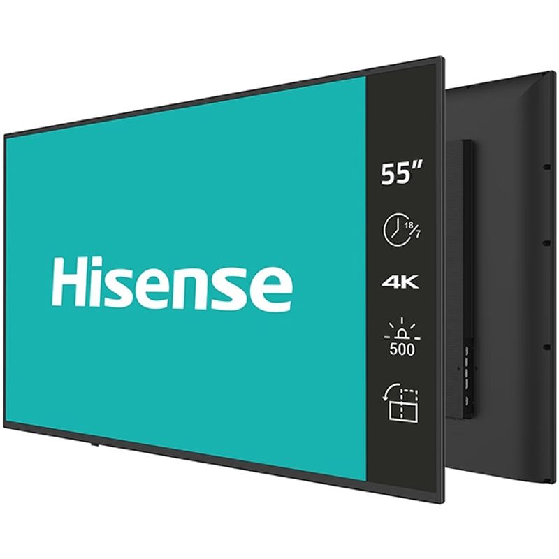 Hisense Hisense digital signage display 55GM60AE 55” / 4K / 500 nits / 60 Hz / (18h / 7 dana) image