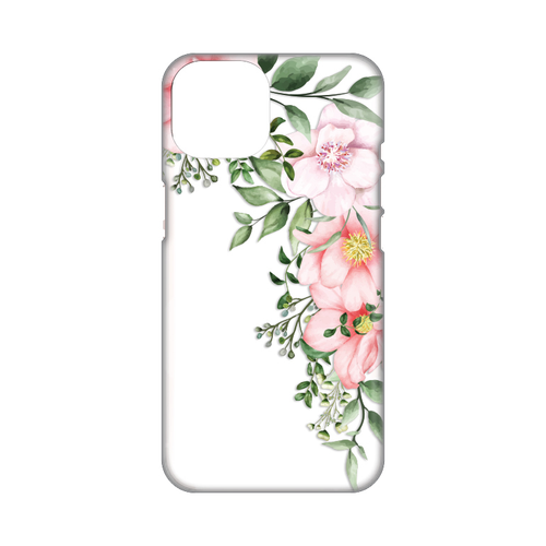 Torbica Silikonska Print Skin za iPhone 14 Plus 6.7 Gentle Rose Pattern slika 1