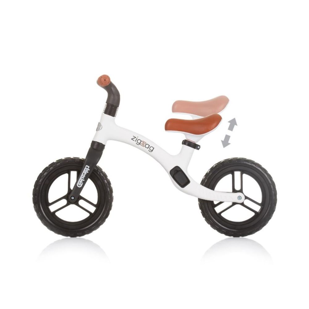 Chipolino Balans bicikl Zig Zag Dikzz02402Bw, Black/White slika 3