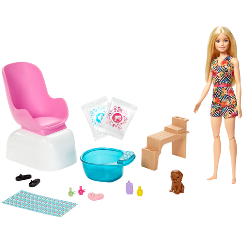 BARBIE MANIKURA-PEDIKURA SPA SET S LUTKO slika 1