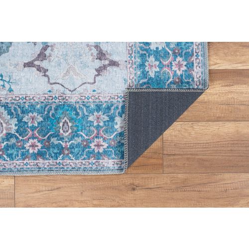 Conceptum Hypnose  Dorian Chenille - Blue AL 333 Multicolor Hall Carpet (75 x 150) slika 4